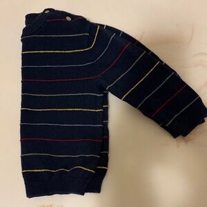 Mayoral Striped Navy Sweater